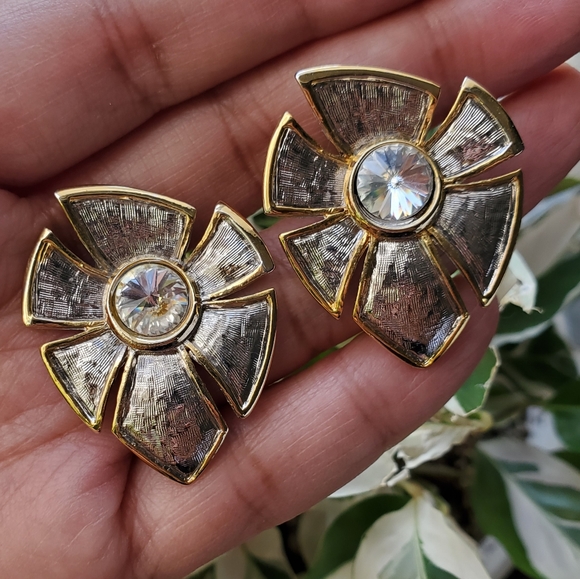 Vintage Art Deco Earrings - Picture 1 of 3